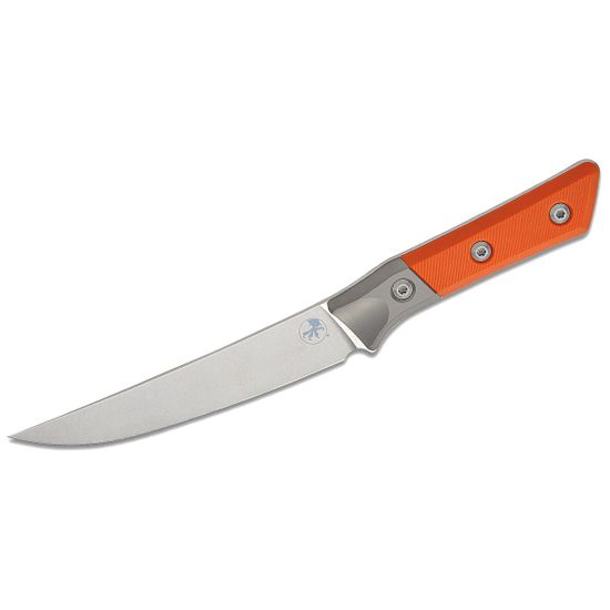 Нож кухонный Microtech Kitchen Boning 3100B-10EM с клинком из стали M390MK, рукоять G-10