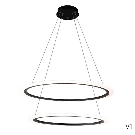 Подвесной светодиодный светильник Crystal Lux Manzana SP53W Led Black
