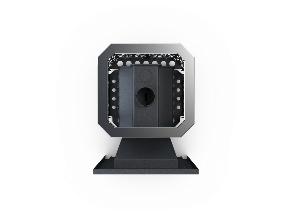 Банная печь Душа- 15 Сетка Древо панорама 8мм