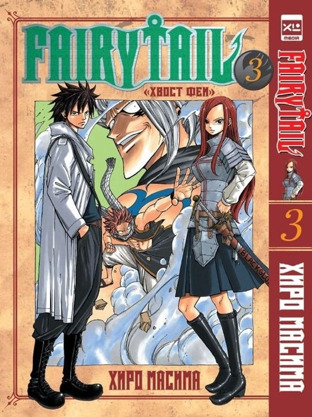 Манга Fairy Tail. Хвост Феи.  Том 3