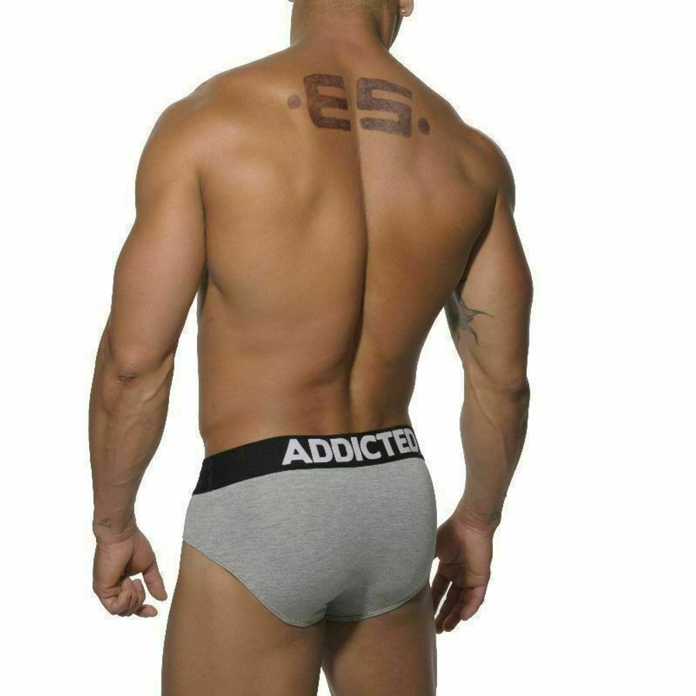 Мужские трусы брифы серые Addicted Essential Mini Brief Grey