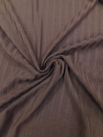 Ткань Трикотаж в полоску коричневый арт. 326437