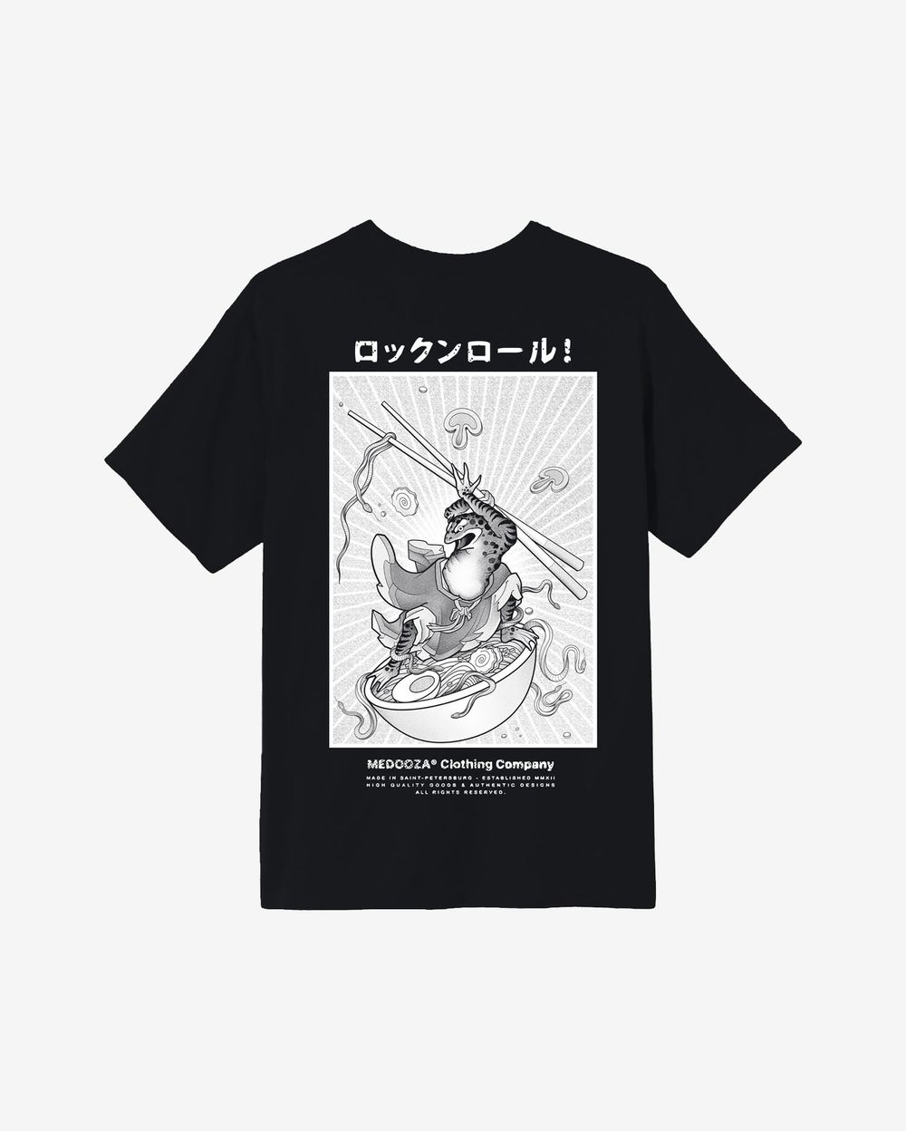 Футболка MEDOOZA Ramen Master Черная