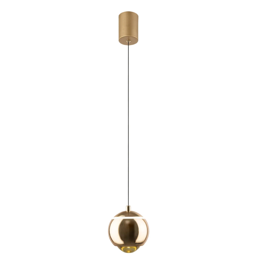 Светильник подвесной Crystal Lux CARO SP LED GOLD