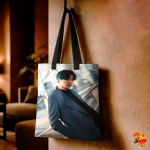 Сумка шоппер с принтом BTS