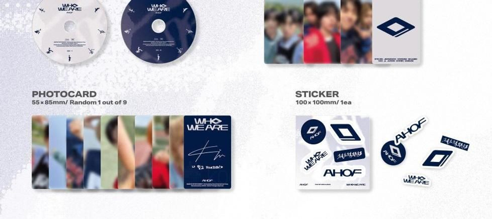 Альбом AHOF - WHO WE ARE 1st Mini Album JEWEL RANDOM Version