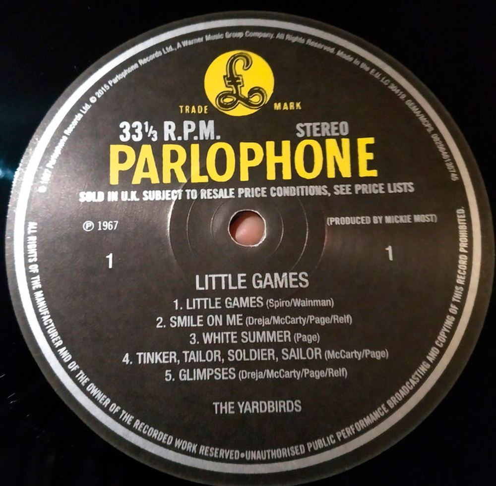The Yardbirds / Little Games (LP)