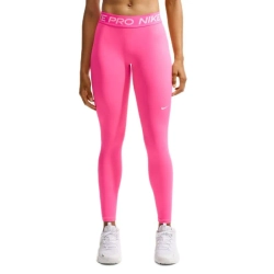 Леггинсы Nike Pro 365 Tight - hyper pink/white