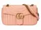 Сумка через плечо Gucci GG Marmont с матовой отделкой персиковый
