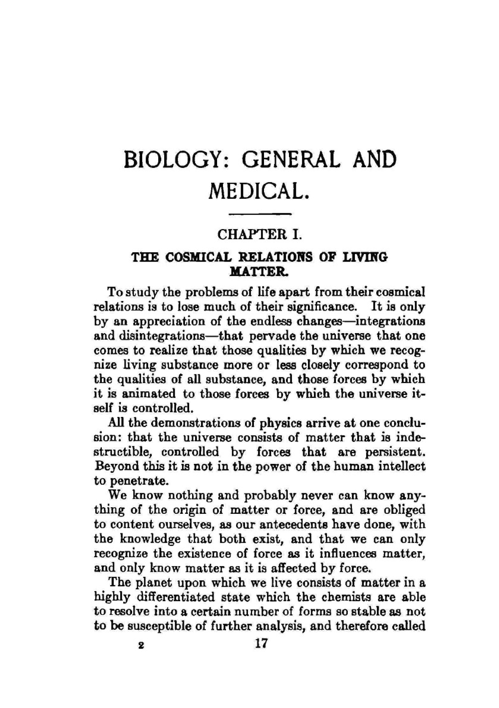 Biology. General and Medical | Joseph McFarland