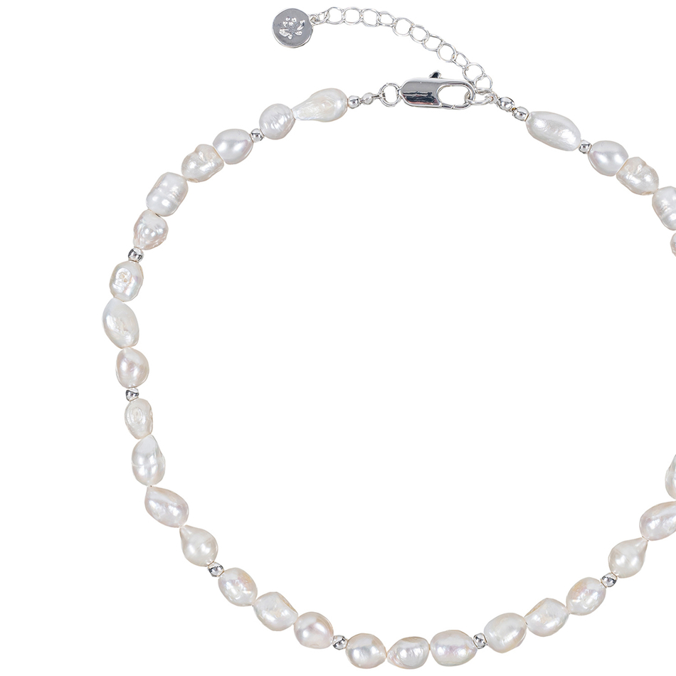 Колье Fiore Luna String of Pearls Сarabiner BL4506 S