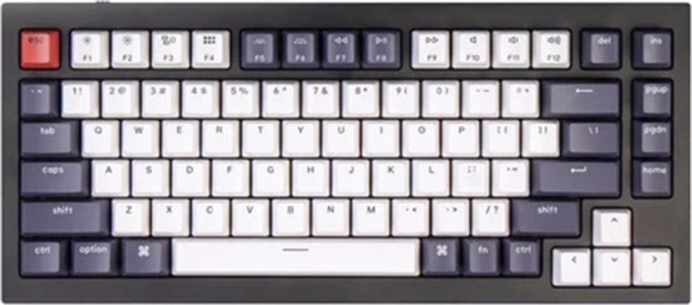 Клавиатура Keychron Q1-M2 Black Knob Blue Switch RGB черный