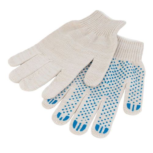 Перчатки х/б 5 нитей с защитой от скольжения ПВХ