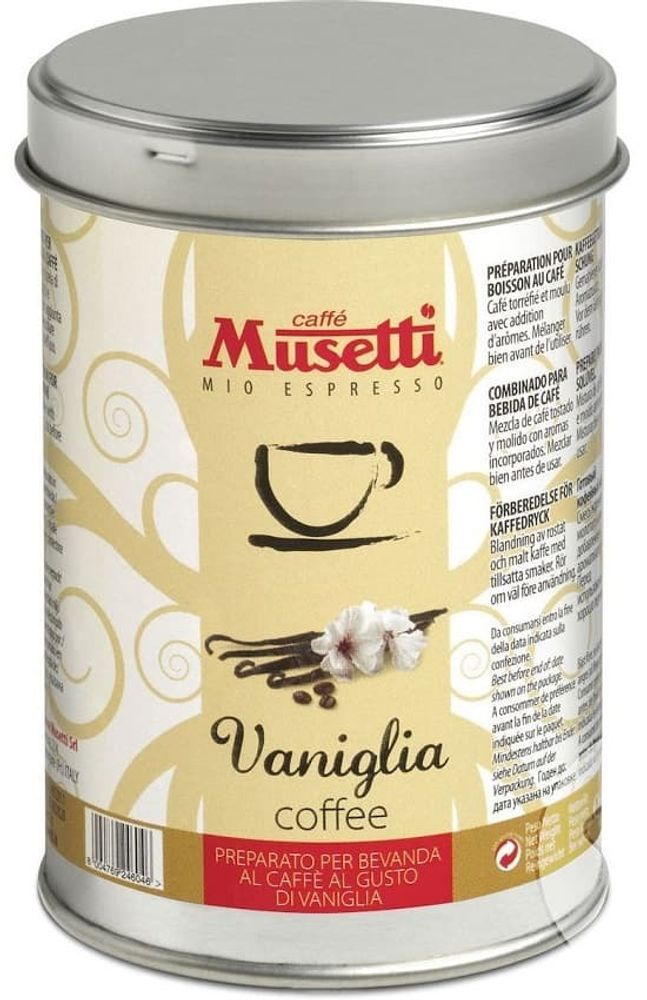 Musetti Кофе ароматизированый Ваниль 0.125 кг.