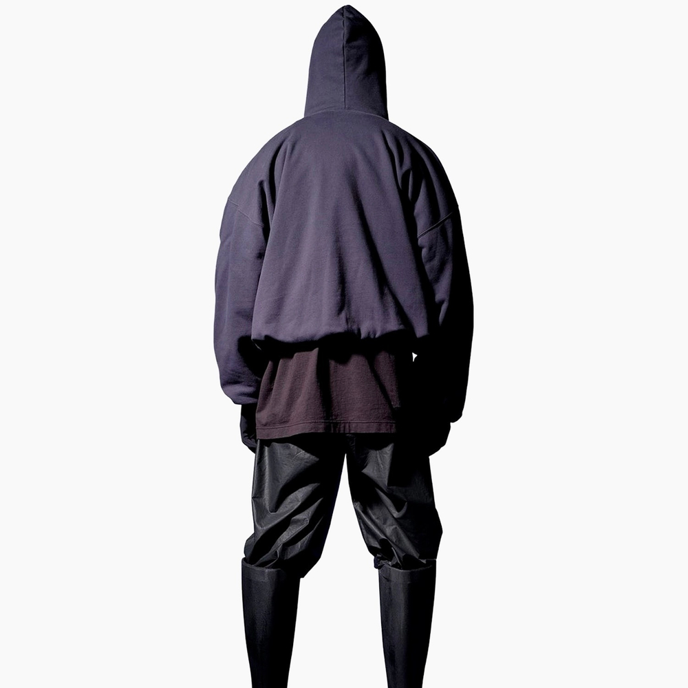 Худи Yeezy Gap Engineered by Balenciaga Logo Hoodie Black