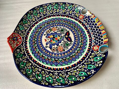 Блюдо для шашлыка"Риштан" 40 см.