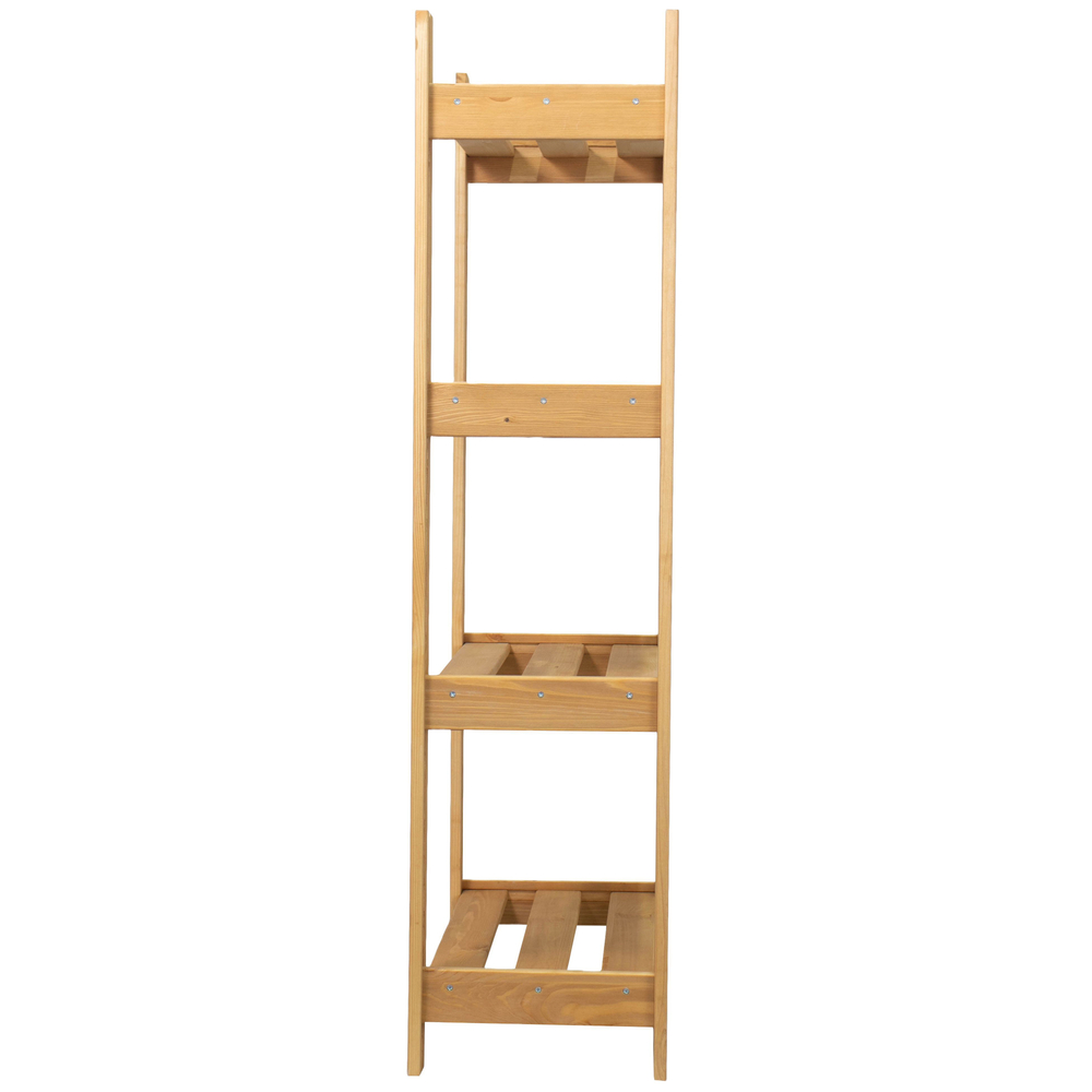 Стеллаж для рассады деревянный 116 см для игрушек и для книг Альберт напольный, натуральный бейц / на балкон, для кухни