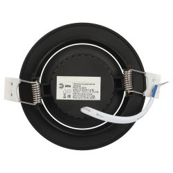 Светильник светодиодный встраиваемый ЭРА KL LED 25A-5 4K BK круглый поворотный черный 5Вт 4000К | Встраиваемые LED светильники