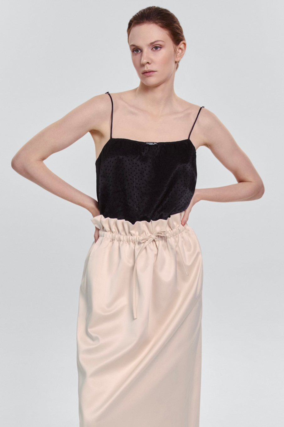 Топ бельевой из атласа