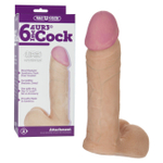 Ультра реалистичный фаллоимитатор- насадка Harness 6 с мошонкой (Цвет: телесный)