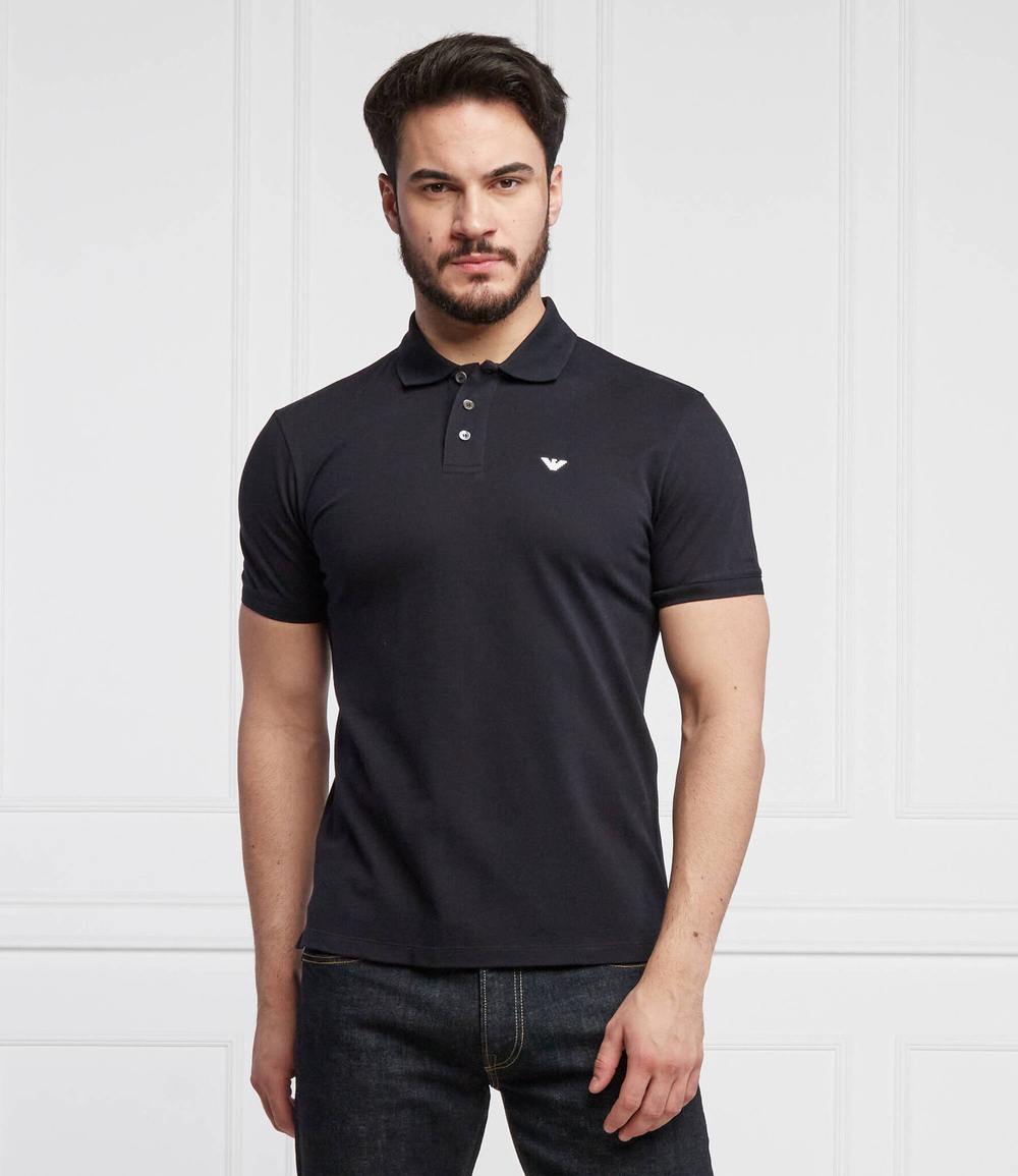 поло Emporio Armani - темно-синий(8N1FQ2 1JTKZ)
