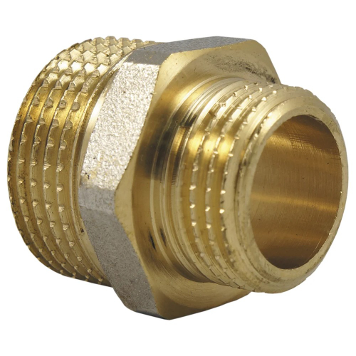 Ниппель-переходник НН наружная резьба 1 1/2"х 1/2" (JIF 201) уп 10 шт