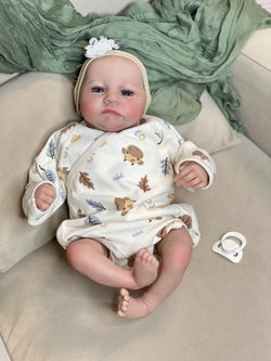 Кукла Реборн мягконабивная 48см в пакете (FA-689)