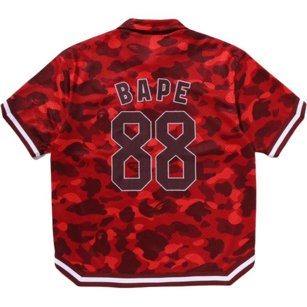 A Bathing Ape Bathing Ape Shirts Button Moderate Polyester Regular Straight Fit Summer 0zxsrm314321q