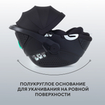 Детская коляска Rant Teo Soft 3 в 1 с автокреслом Aster Zero Black Olive