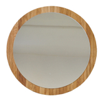 Зеркало настенное Пиафорте 81х81 из массива дикого дуба