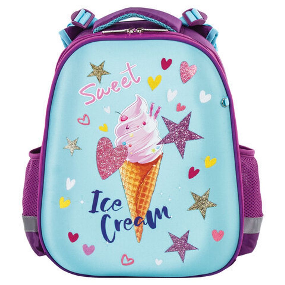 Ранец ЮНЛАНДИЯ EXTRA, с дополнительным объемом, "Icecream", 229929