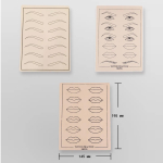 брови чайки Искусственная кожа для тату коврик для практики перманента 3шт