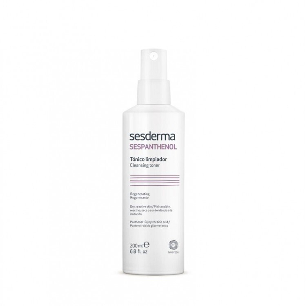Sesderma SESPANTHENOL Cleansing toner - Тоник очищающий восстанавливающий, 200 мл