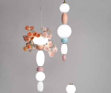 Подвесные из цветного стекла