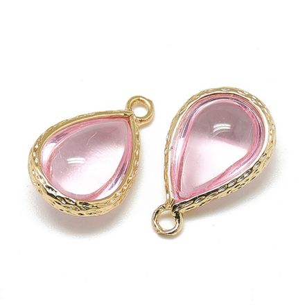 Подвеска Капля 18мм, стекло