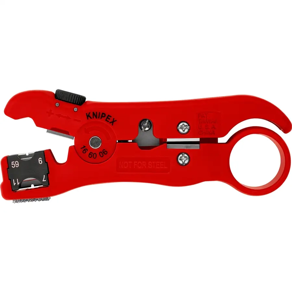 Инструмент для снятия изоляции с коаксиальных кабелей 125 мм Knipex 16 60 06 SB