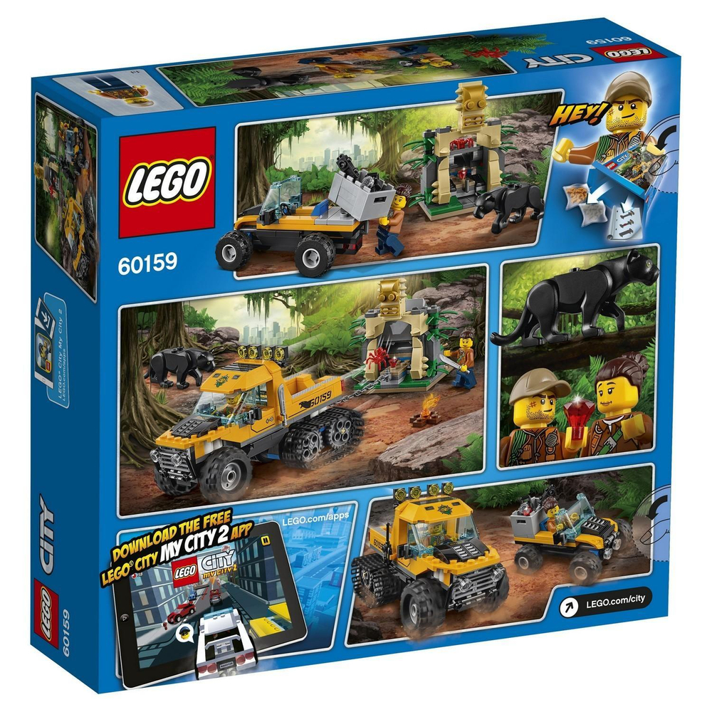 LEGO City: Миссия: Исследование джунглей 60159 — Jungle Halftrack Mission — Лего Сити Город