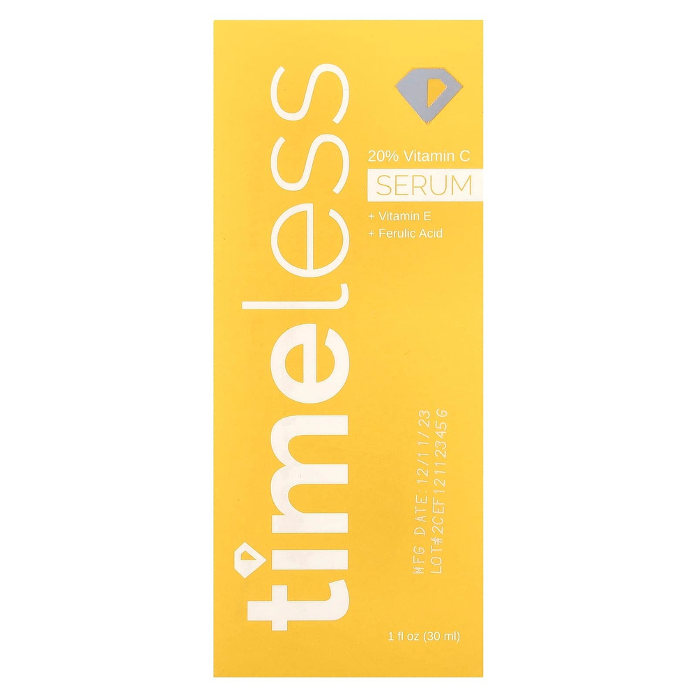 Timeless Skin Care, Сыворотка с 20% витамином C, 30 мл (1 жидк. унц.)