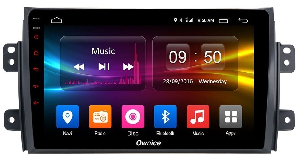 Магнитола Suzuki SX4 2006-2014 - Carmedia OL-9625 IPS, Android 10, 8 ядер (TS18), 4G SIM-слот