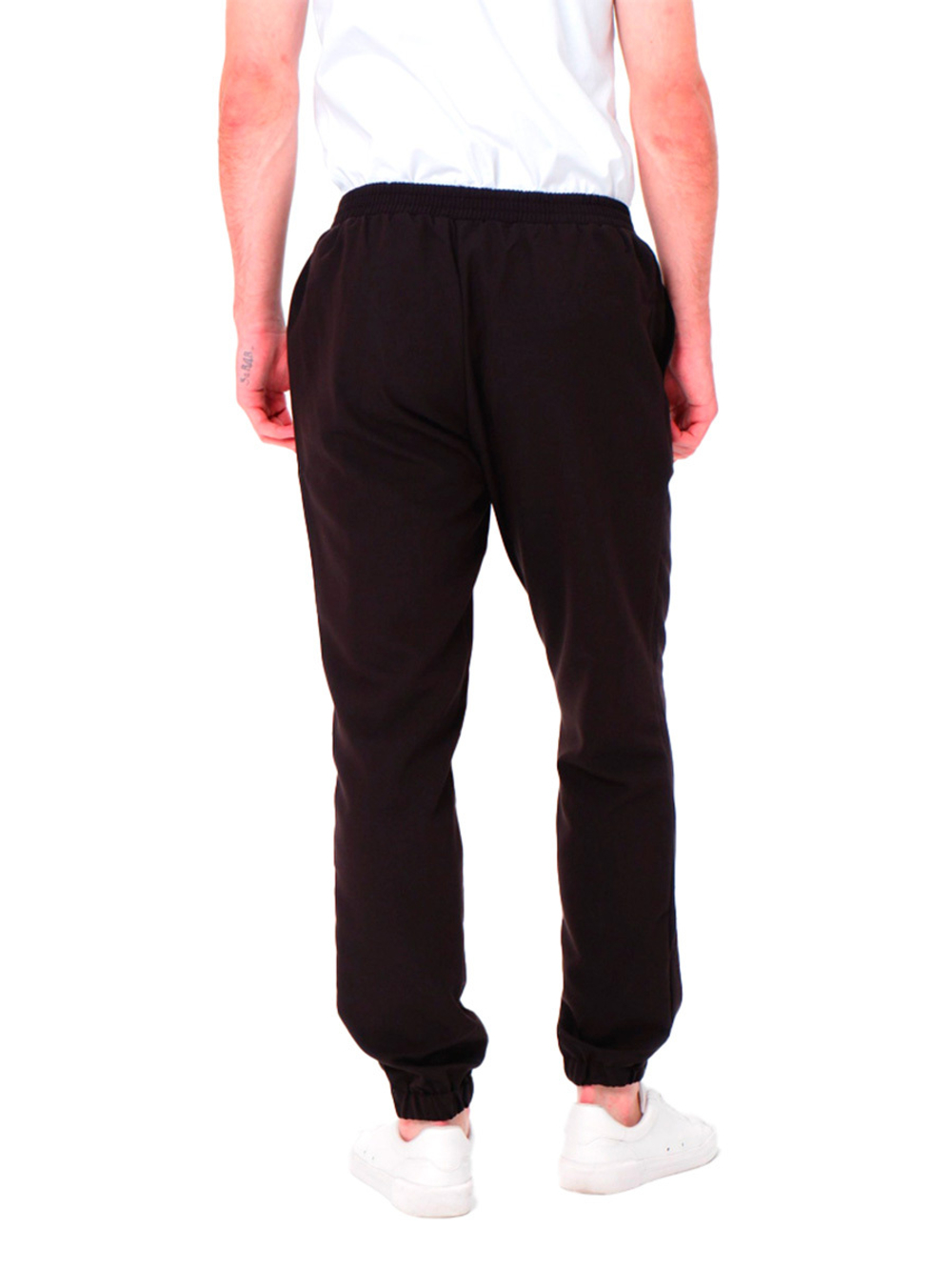 Брюки медицинские женские Доктор стиль Релакс с манжетами на резинке, графит, 48