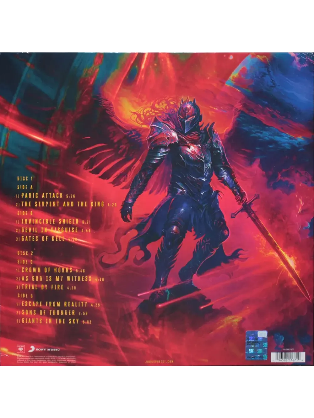 Judas Priest. Invincible Shield (2LP, RED) 2024 Новая