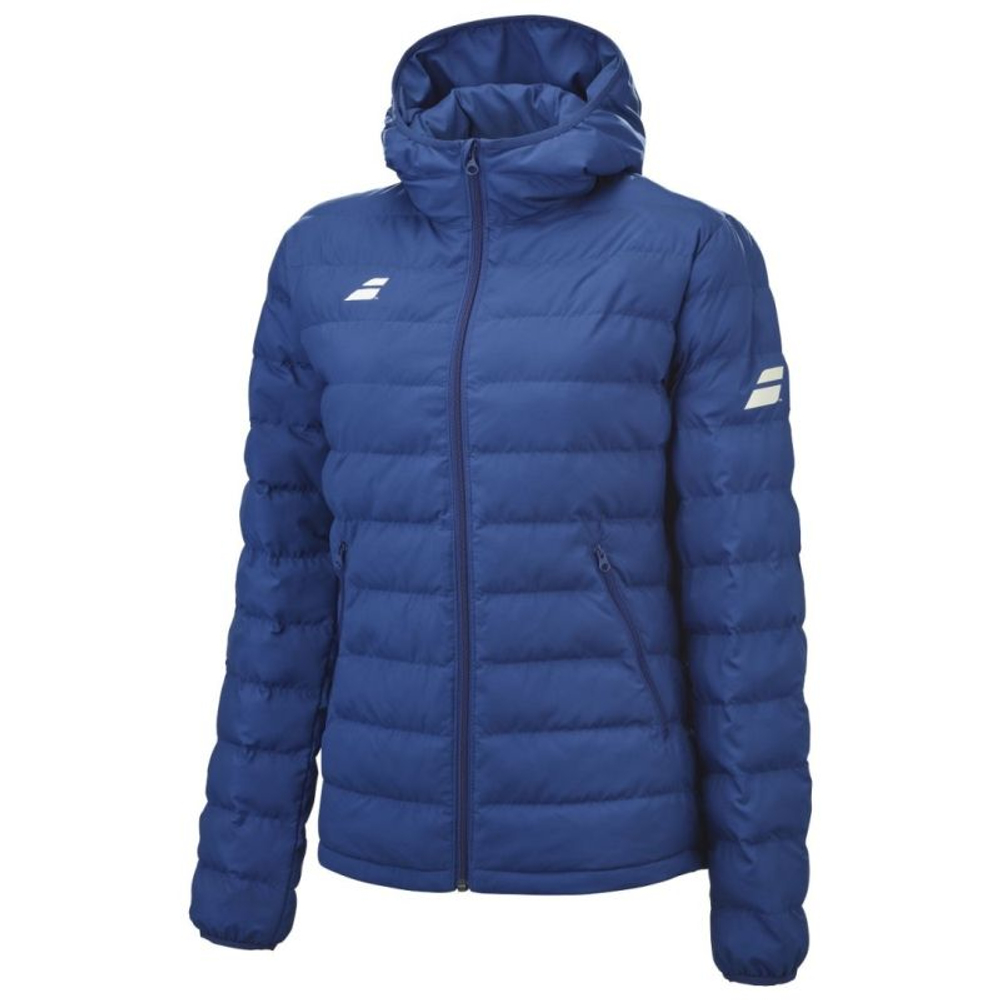Женская теннисная куртка Babolat Exercise Padded - dark blue