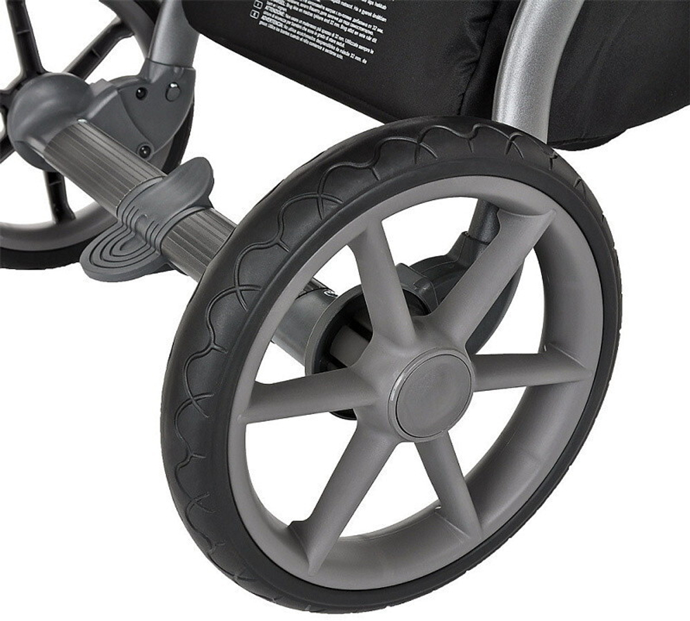 Детская коляска Roan Bass Next Кожа 3 в 1 с автокреслом Tutis Elo Lux EduSky Black RN083/1 Graphite Pearl