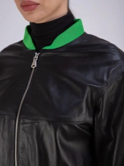 Куртка женская из натуральной кожи оверсайз Турция