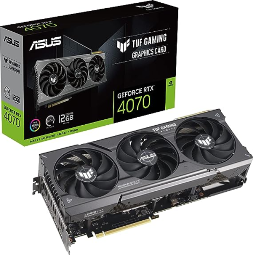 Видеокарта ASUS TUF Gaming GeForce RTX 4070 (TUF-RTX4070-O12G-GAMING)