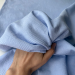 Хлопковый жаккард Голубой