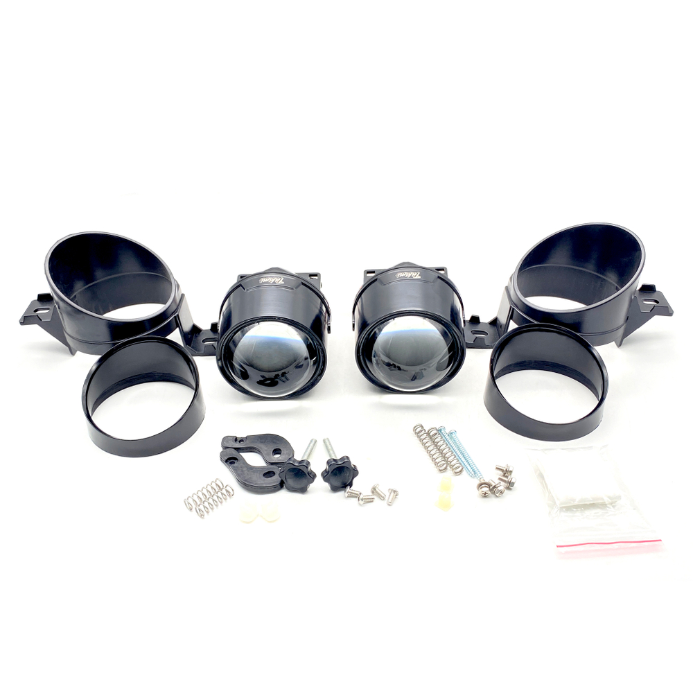 Светодиодные линзы Bi-Led модули для ПТФ Nissan TaKiMi GTR FOG 3.0" 6000K 12V