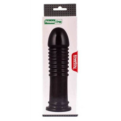 Черная анальная втулка 8 King Sized Anal Bumper - 22,5 см.