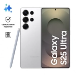 Смартфон Samsung Galaxy S25 Ultra 12 ГБ | 512 ГБ «Серебряный титан» | Titanium Whitesilver