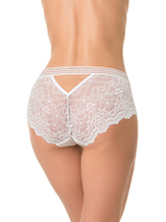 Женские ажурные трусики-слипы (Размер: S) (Цвет: фиолетовый с розовым)